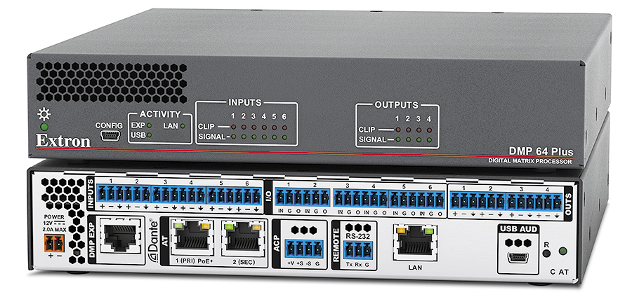 Extron DMP-64-Plus-C-AT цифровой матричный процессор Extron DMP-64-Plus-C-AT цифровой матричный процессор